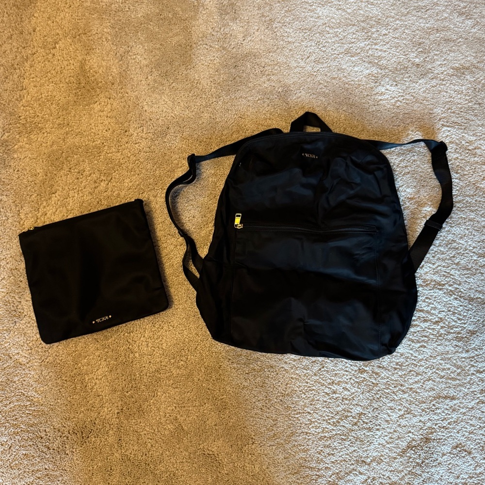 Tumi Black Backpack